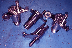Shaft - Slide Disarm; J&J Machining specializes in manufacturing highly complex mill/turned parts with tight tolerances up to plus or minus one tenth of a thousandth of an inch.